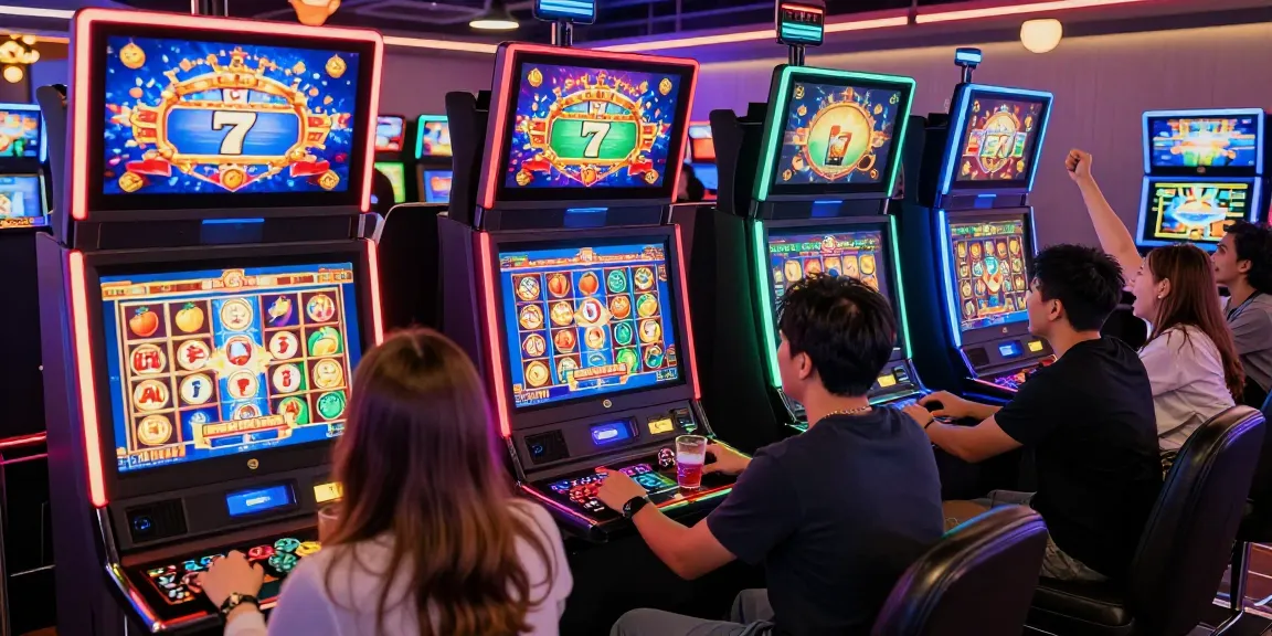 Slot gacor malam ini players enjoying vibrant online casino atmosphere with exciting gaming interactions.
